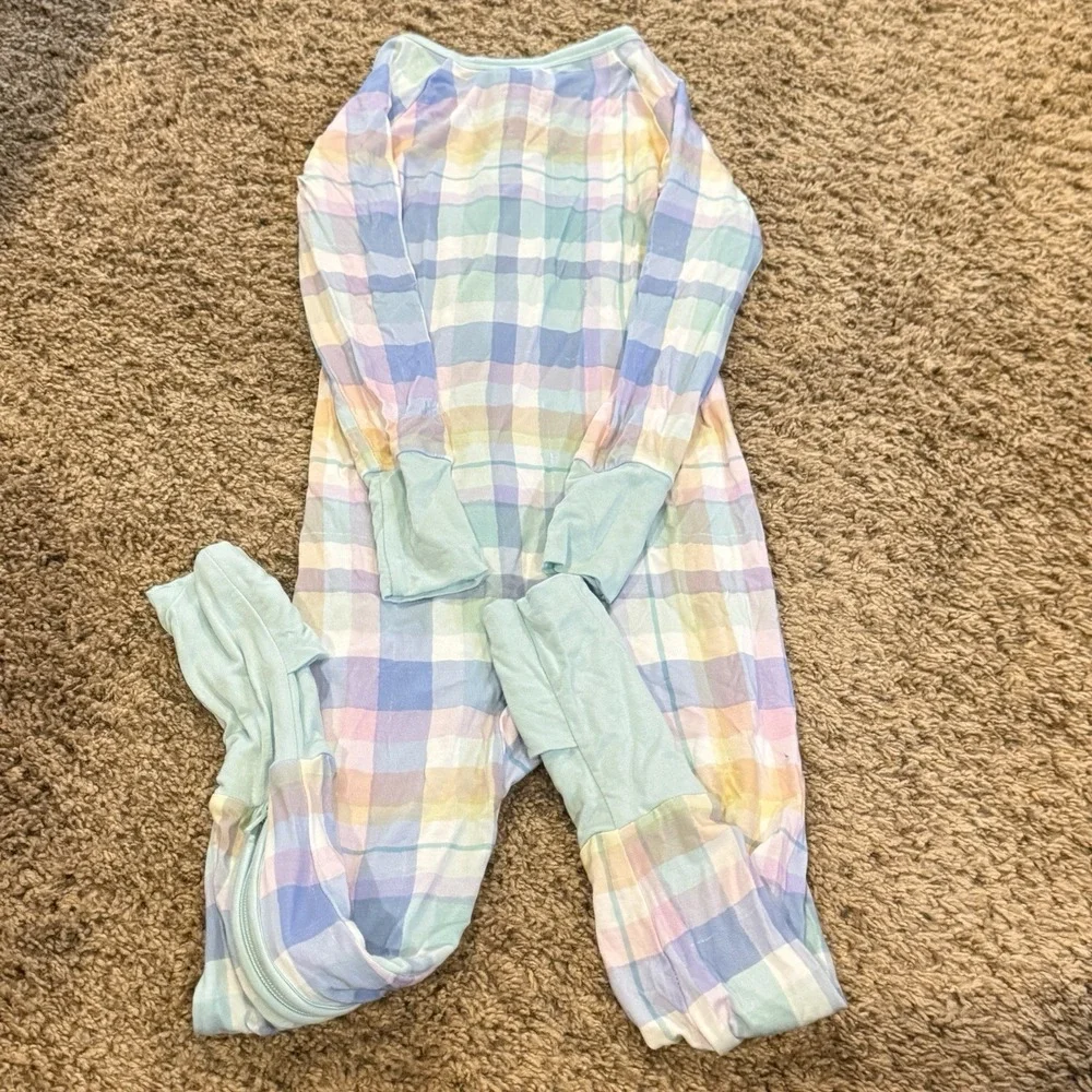Little Sleepies One Piece Baby 18-24M Full Zip Sleeper Lunaluxe Bamboo Stretch